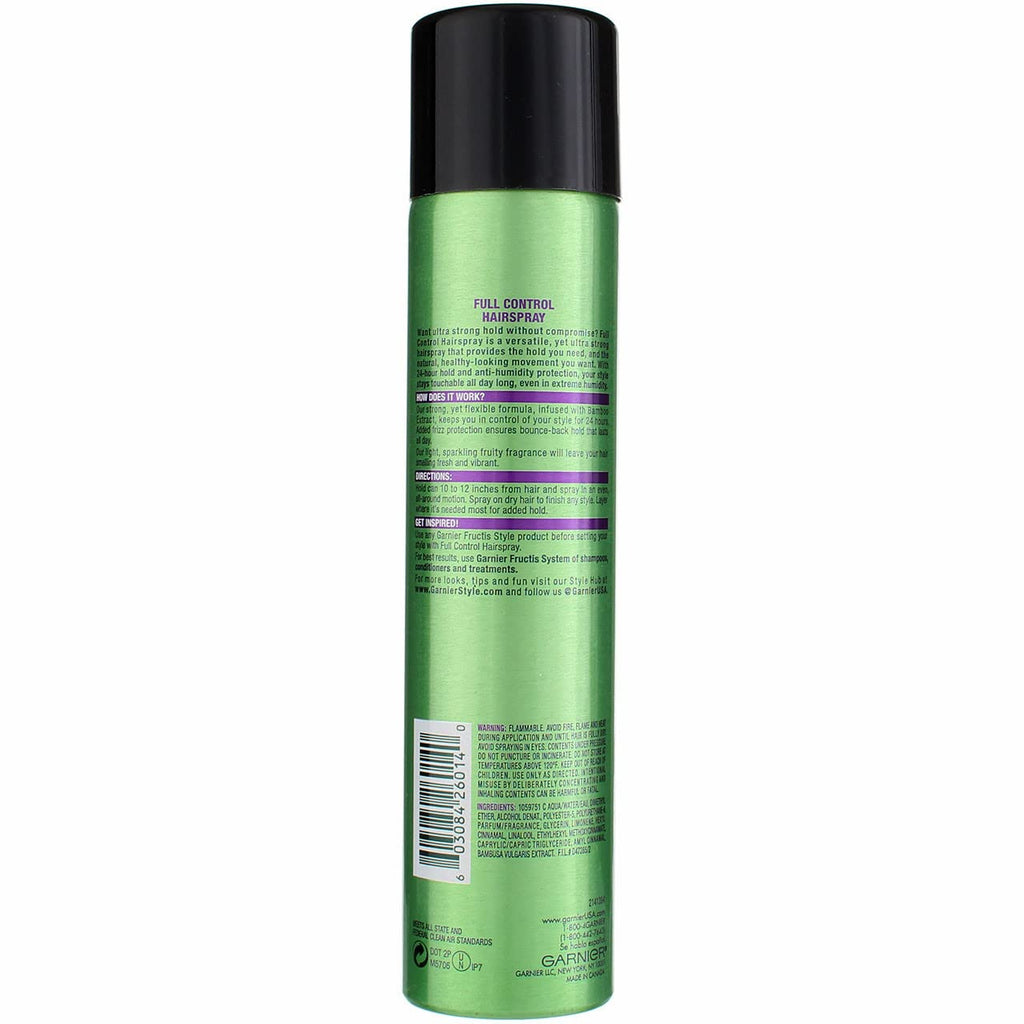 Buy now Garnier Fructis Style Full Control Anti-Humidity Hairspray, Ultra Strong Hold 8.25 oz (Pack of 4) at indiglob india