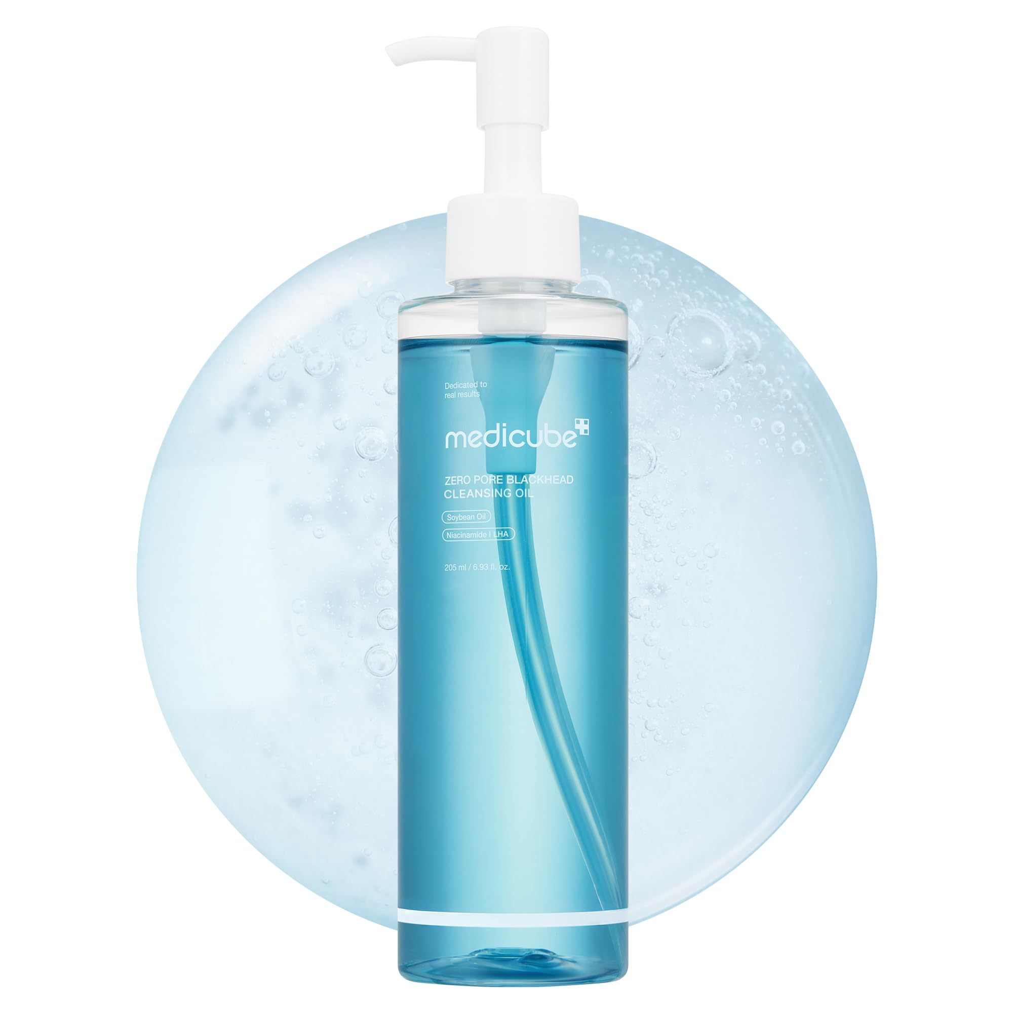 medicube Cleansing Oil Zero Pore Blackhead | Makeup Remover for all skin types, Daily Moisture Facial Cleanser, Low-Irritation, Korean Skin Care, 205ml / 6.93 fl.oz