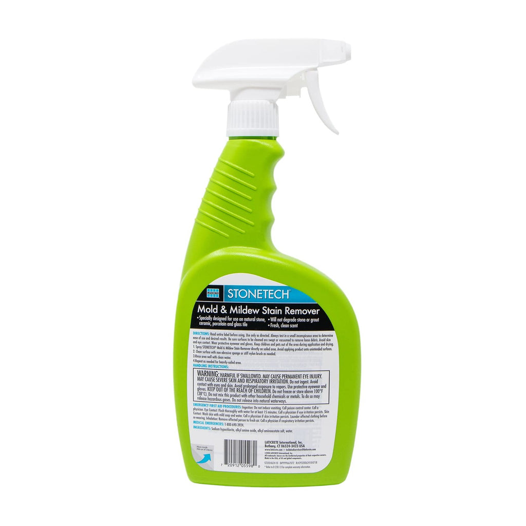 StoneTech Mold & Mildew Stain Remover for Natural Stone 24 Ounce Spray