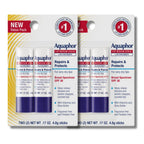 Aquaphor Lip Balm Set, Repair and Protect, 4 Lip Products Total | Lip Repair Stick (2 x 0.17 OZ), Repair Stick with Sunscreen SPF 30 (2 x 0.17 OZ) with Jojoba Oil and Shea Butter