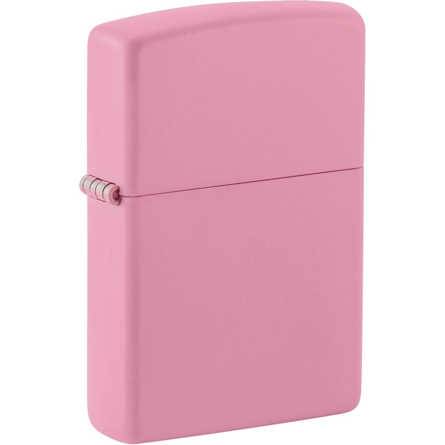 Buy now Zippo 218 Classic Black Matte Pocket Lighter Pink No Logo at indiglob india