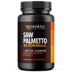 Saw Palmetto for Men, DHT Blocker and Prostate Health Supplement, 120 Count | Potent 3X Formula with Pumpkin Seed Oil and Stinging Nettle, Bladder and Urinary Support, Vegan, Non-GMO, 2-Month Supply
