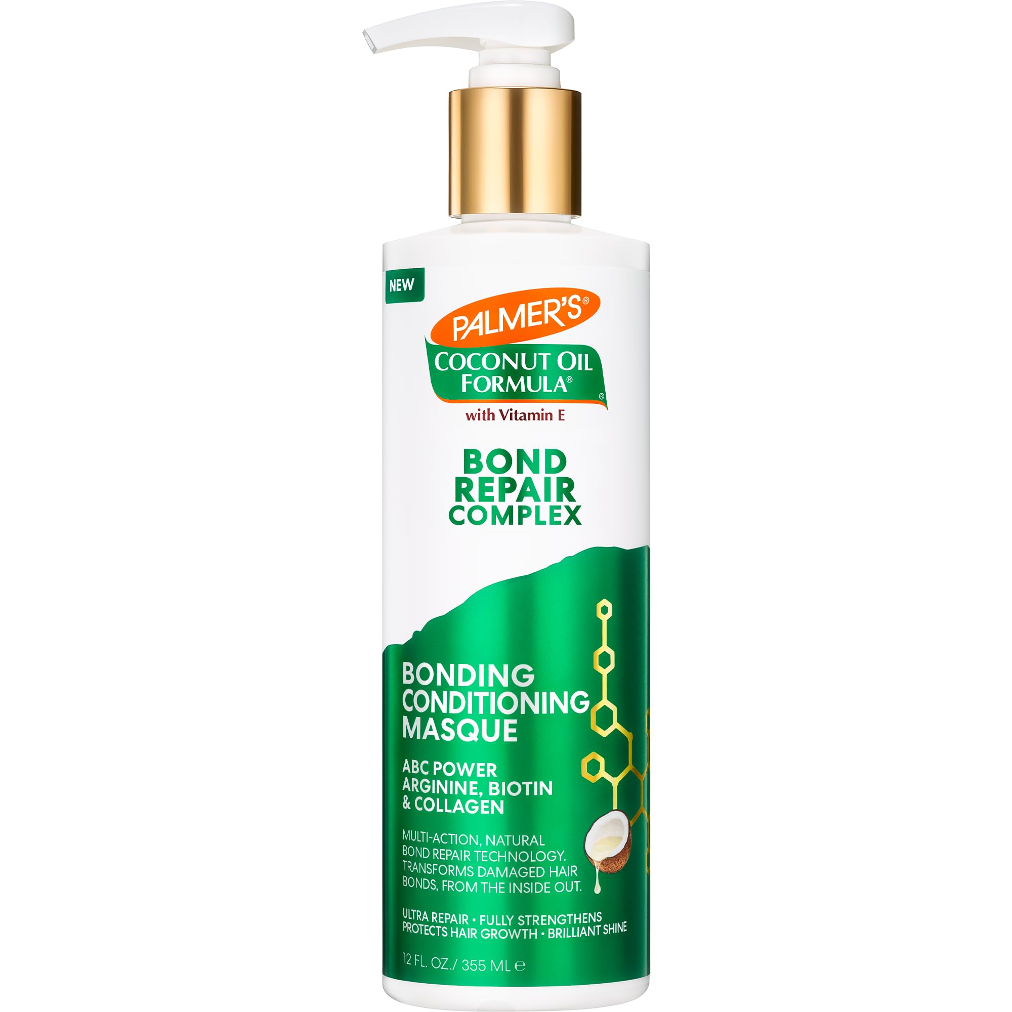Palmer's Amino Bonding Hair Mask, Intense Conditioning Masque (2.1oz) | Heat Protectant with Multi-Action Natural Bond Technology, Anti Frizz, Adds Shine, Protects Hair Growth, All Hair Types