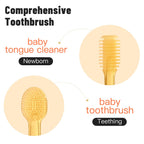 Phanpy Silicone Baby Tongue Cleaner and Toothbrush - Newborn to 12 Months, Oral & Mouth Cleaner