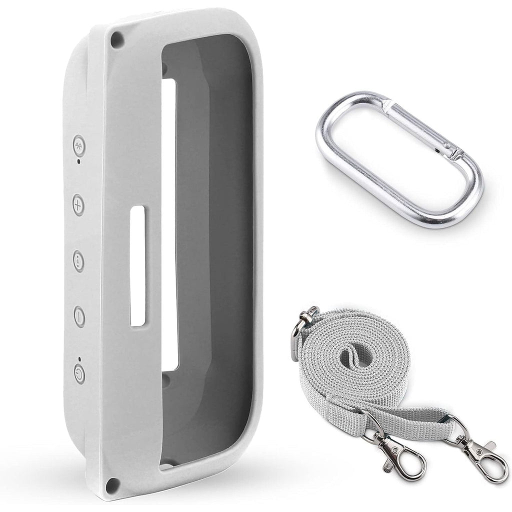 Buy now co2CREA Soft Silicone Case Replacement for Bose SoundLink Flex Bluetooth Portable Speaker (Silicone Case, White Smoke Case) at indiglob india