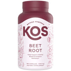 KOS Reds Superfood Powder for Antioxidants - USDA Certified Organic Beet Root, Goji Berries, Acai, Pomegranate, Coconut Water & Digestion Enzymes- Goji Berry Popsicle Flavor Juice Mix - 28 Servings