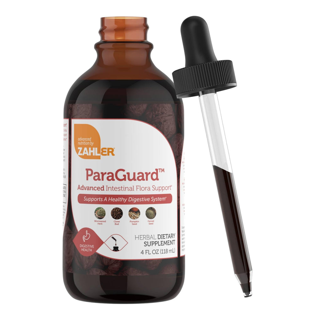 Zahler - ParaGuard Liquid Drops - Gut Health Supplement - Formula has Wormwood, Garlic Bulb, Pumpkin Seed, Clove & More - Natural Support for Humans - Certified Kosher (4 Oz) (4 oz., Drop)