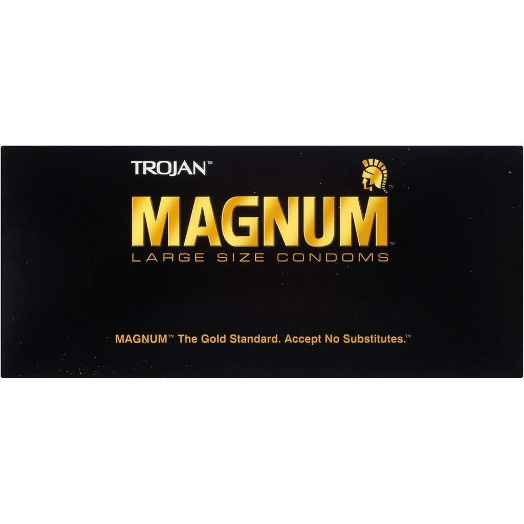Buy now TROJAN Magnum Lubricated Large Condoms, Comfortable and Smooth Lubricated, America’s Number One Condom, 36 Count Pack at indiglob india