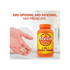 Metamucil 3-in-1 Fiber Capsules, Daily Psyllium Husk Fiber Supplement for Digestive Health, Plant Based Fiber Supplement, 340 Capsules (Pack of 1)