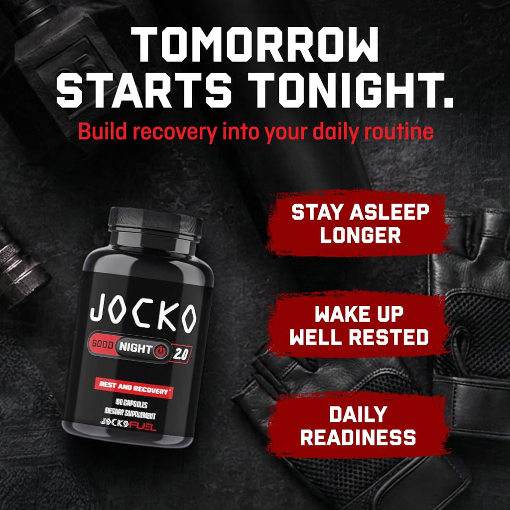 Jocko Fuel Good Night 2.0 Sleep Aid Supplement for Adults | 30 Serving