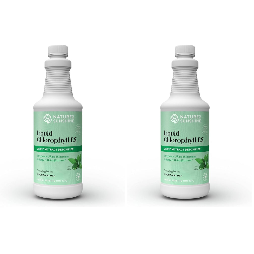 Nature's Sunshine Liquid Chlorophyll - Immunity Support, Detox & Cleanse, Chlorophyll Liquid Drops with Spearmint Oil, Natural Energy Boost, Internal Deodorant - 16 Fl Oz