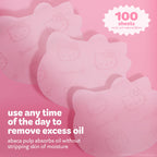The Crème Shop Hello Kitty Mattifying Blotting Paper with Mirror and Puff