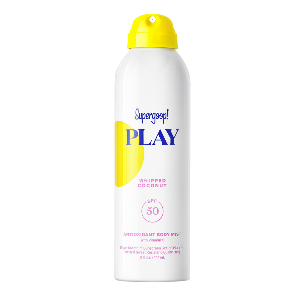 Supergoop! PLAY Antioxidant Body Mist Vitamin C -SPF 50 PA++++ Broad Spectrum Sunscreen - Body Spray - Great for Active Days