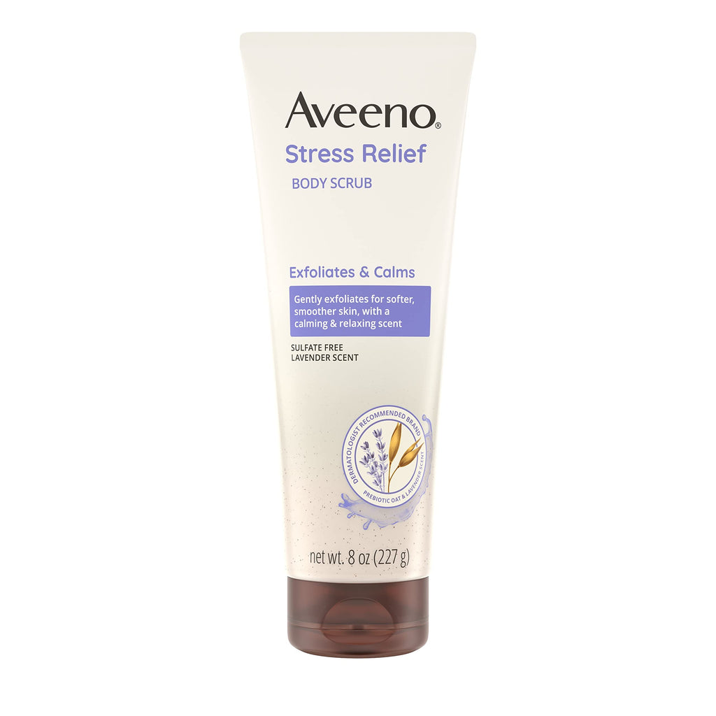 Aveeno Stress Relief Body Wash, Lavender Scent, 18 fl. oz