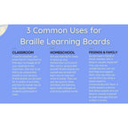 Buy now Creative Escape Rooms Made in USA - Raised Dots Braille Alphabet and Number Wood Board - Learn Braille - Tactile Montessori - Teaching Aid at indiglob india