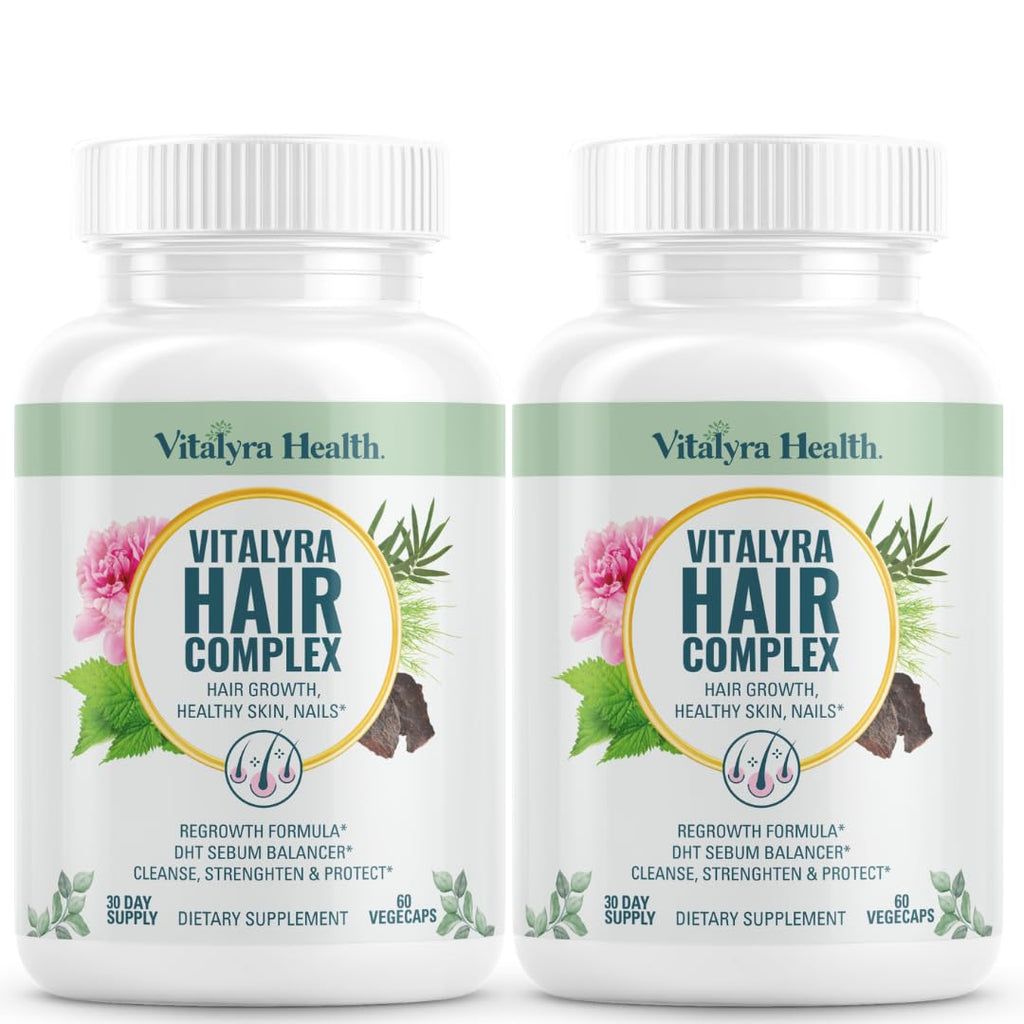 Vitalyra Biotin & B-Complex Hair Vitamins - Hair, Skin & Nails Supplement