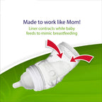 Diaper Genie Playtex Nurser Drop-Ins Baby Bottle Disposable Liners, Closer to Breastfeeding, 8 Oz, 50 Count