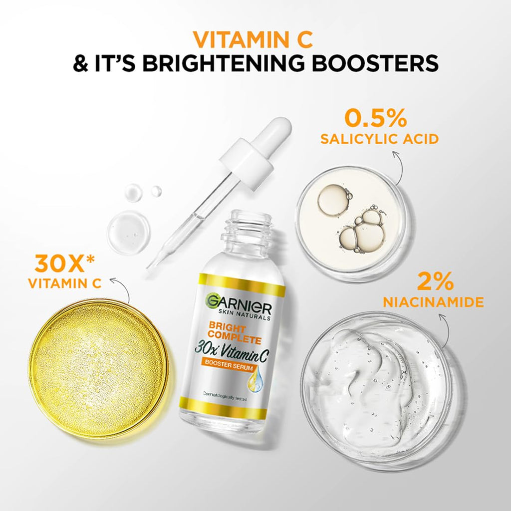 Buy now Garnier Bright Complete VITAMIN C Booster Face Serum, 30ml at indiglob india