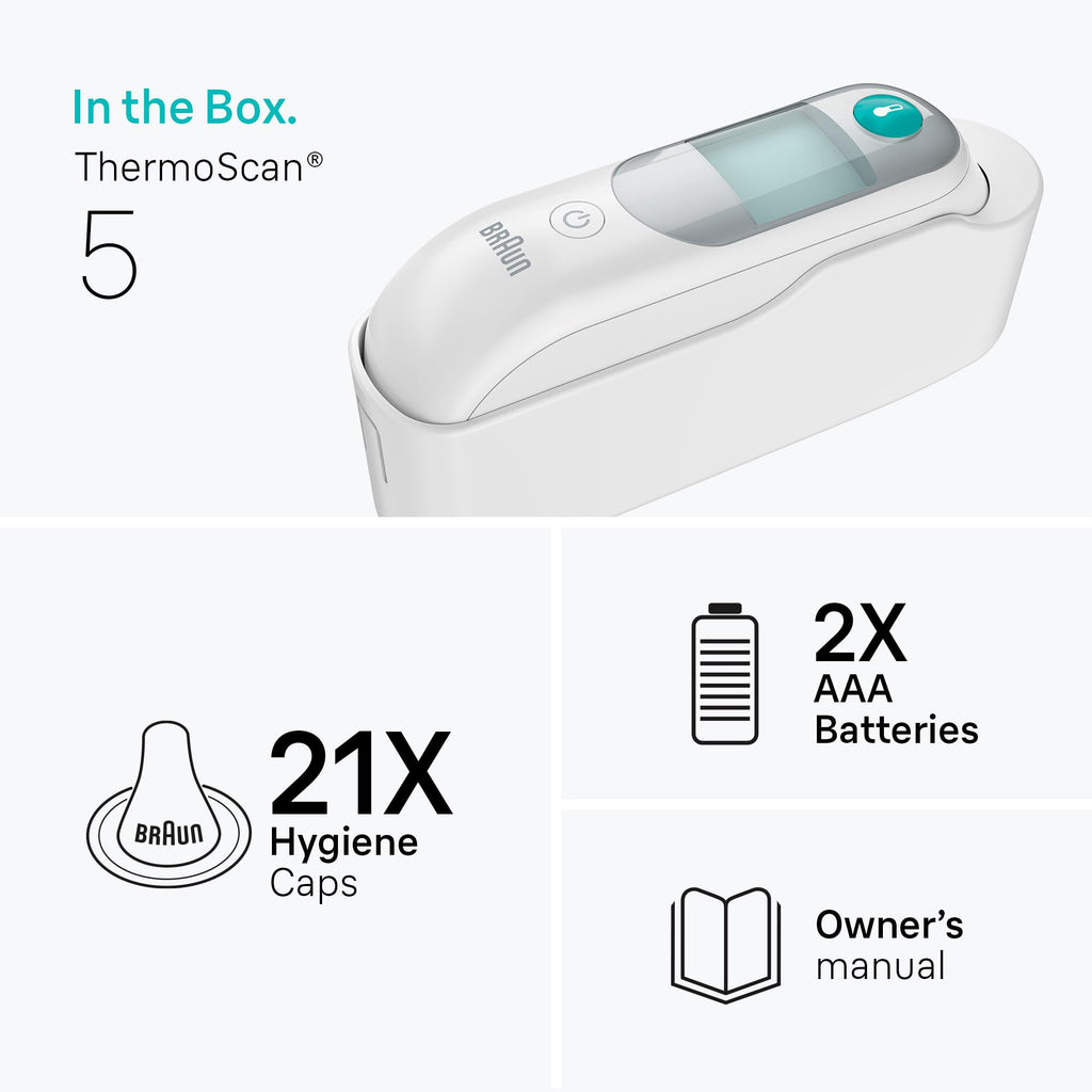 Braun ThermoScan 5 Digital Display Ear Thermometer