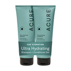 Acure Ultra Hydrating Shampoo and Conditioner Set - 8 fl oz (2 Pack) | Moisturizing Set with Argan Oil for Women & Men with Dry, Damaged, Straight or Curly Hair, 100% Vegan, Paraben & Sulfate Free