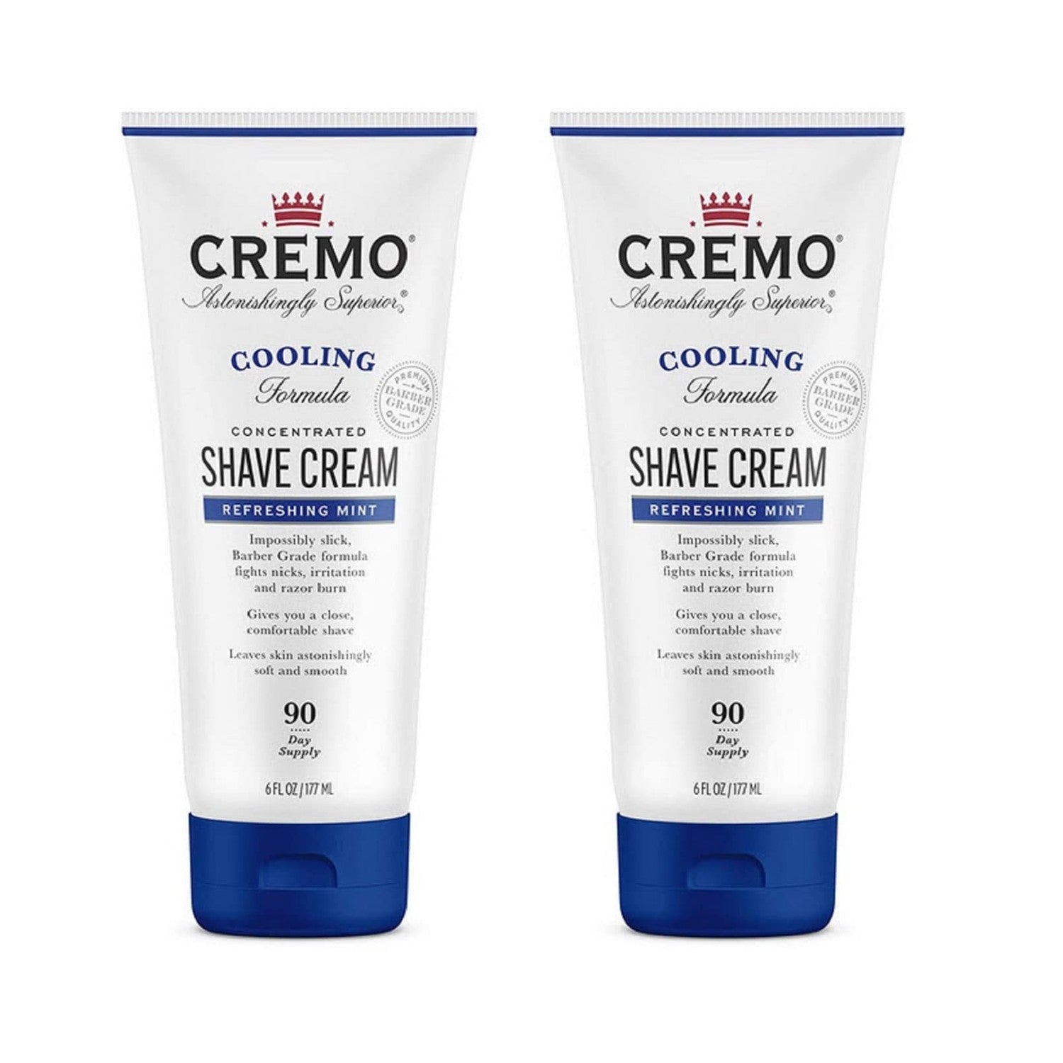 Schick Hydro Sensitive 12 Count Razor Refills and Cremo Cooling Shave Cream 2 Pack