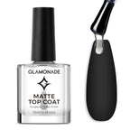 Glamonade Base Top Coat Nail Polish: Clear Quick Dry Nail Polish High Shine Long Lasting Glossy Regular Nail Lacquer Air Dry Fast Base Coat for Women Gift Nail Art Manicure Salon Quality
