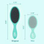 Buy now Wet Brush Original Detangler Hair Brush, Amazon Exclusive Aqua- Ultra-Soft IntelliFlex Bristles-Detangling Hairbrush Glides Through Tangles For All Hair Types (Wet Dry & Damaged Hair) - Women & Men at indiglob india
