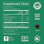 Tomorrow's Nutrition Sunfiber GI Prebiotic Fiber, 30-Day Supply | Features 5g per serving with 8 billion CFU, low FODMAP formula for daily dietary supplement and gut health support