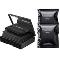 CARSLAN Makeup Blotting Paper with Powder, Keeps Makeup Fresh All Day | Black Magnet Blotting Sheet For Oily & Combination Skin, Compact with Puff & Mirror, 450 Sheets + 8 Refill Adhesive Pads