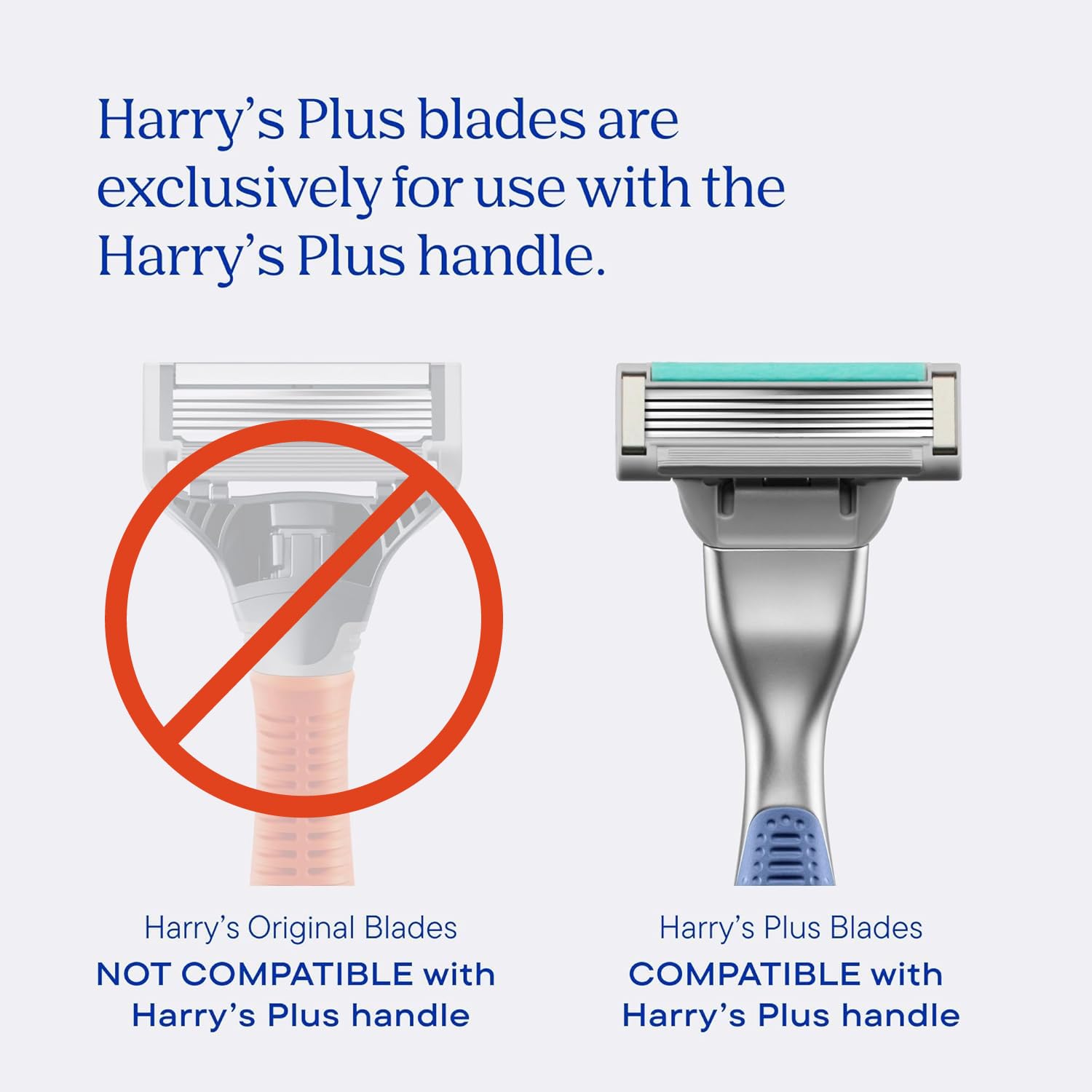 Harry's Plus Shaving Kit for Men - Premium Handle, 5 Razor Blade Cartridges, Foaming Shave Gel, and Travel Blade Cover - TSA Approved Travel Essentials - Advanced Pivoting System - Clay