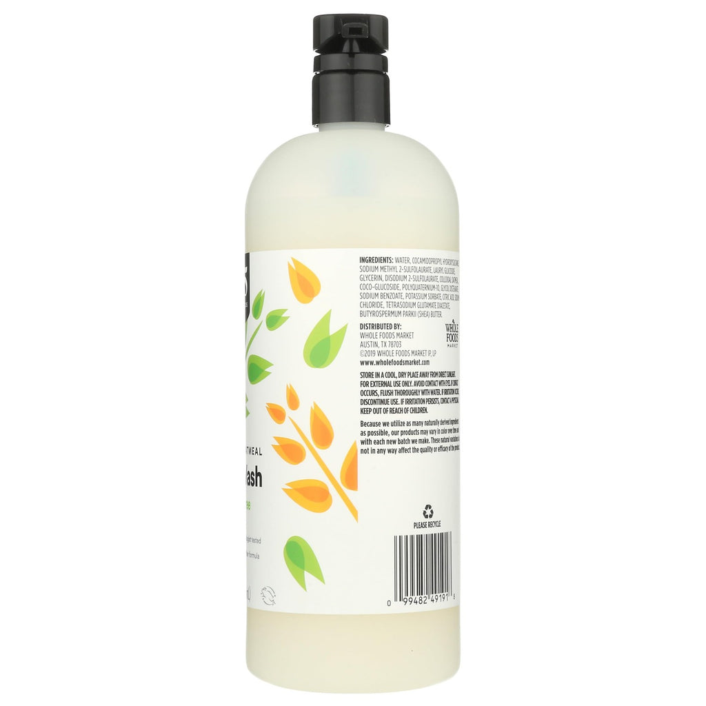 365 by Whole Foods Market, Body Wash, Colloidal Oatmeal, Fragrance Free, 32 Fl Oz