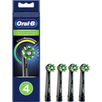 Buy now Oral-B Crossaction Electric Toothbrush Replacement Brush Head Refills, Black , 4 Count (Pack of 1) at indiglob india