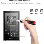 Buy now Soft Clear TPU Protective Shell Skin Case Cover for Sony Walkman NW-A300 Series NW-A306 NW-A307 (Clear case and Glass) at indiglob india