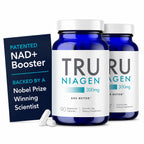 TRU NIAGEN NAD+ Supplement, Nicotinamide Riboside 300mg, 90 Daily Servings | Patented Niagen NR boosts NAD+ to support cellular energy and healthy aging. 300mg, one capsule daily — 90-day supply.
