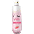 Buy now Olay Body Wash for Women, Intensely Hydrating, Hyaluronic Acid Serum Complex, Renews Moisture, Free of Parabens & Phthalates, Vitamin B3 Lameller Technology, For All Skin Types, 20 fl oz (Pack of 4) Strawberry Fizz 20 Fl Oz (Pack of 1) at indiglob india