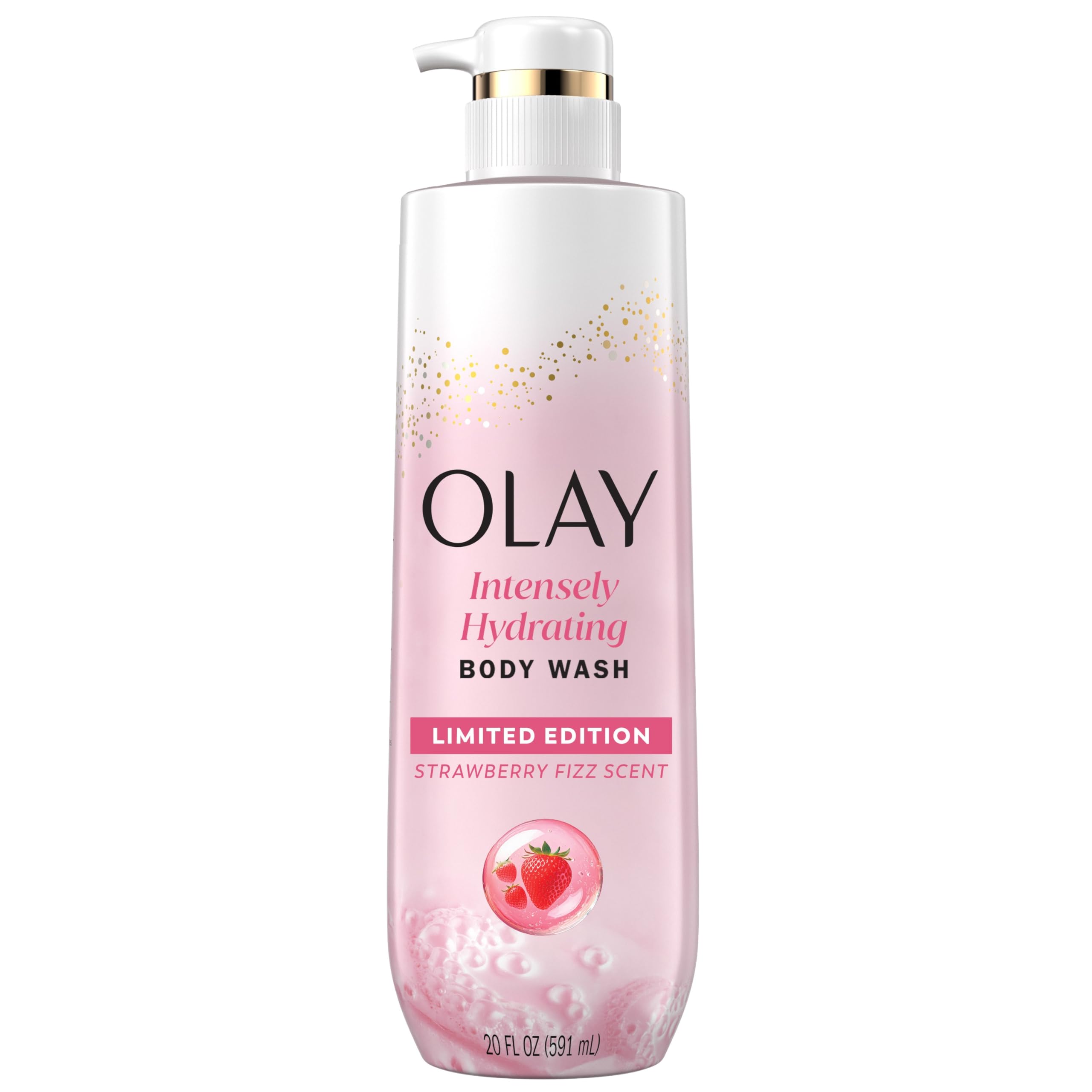 Buy now Olay Body Wash for Women, Intensely Hydrating, Hyaluronic Acid Serum Complex, Renews Moisture, Free of Parabens & Phthalates, Vitamin B3 Lameller Technology, For All Skin Types, 20 fl oz (Pack of 4) Strawberry Fizz 20 Fl Oz (Pack of 1) at indiglob india