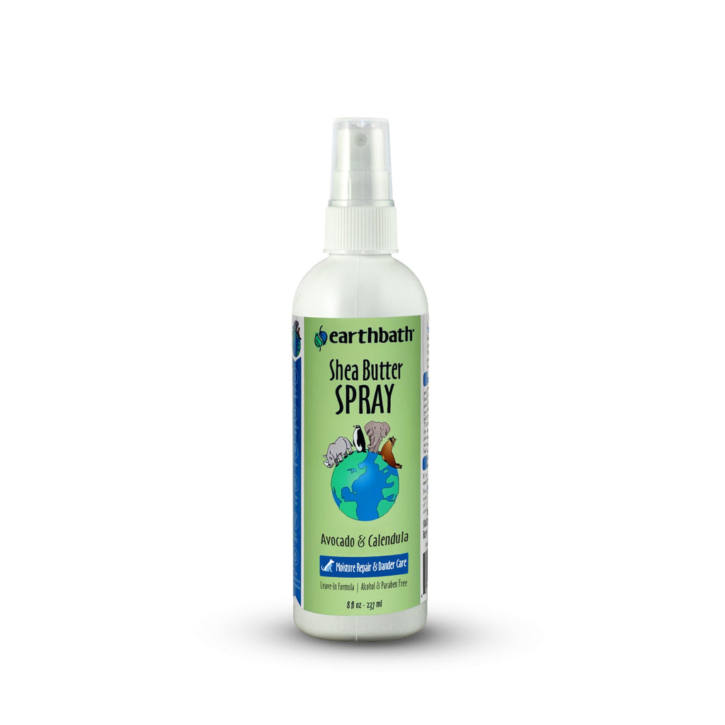 earthbath Shea Butter Spray, Dog Dandruff Relief, 8 Oz (1 Pack)