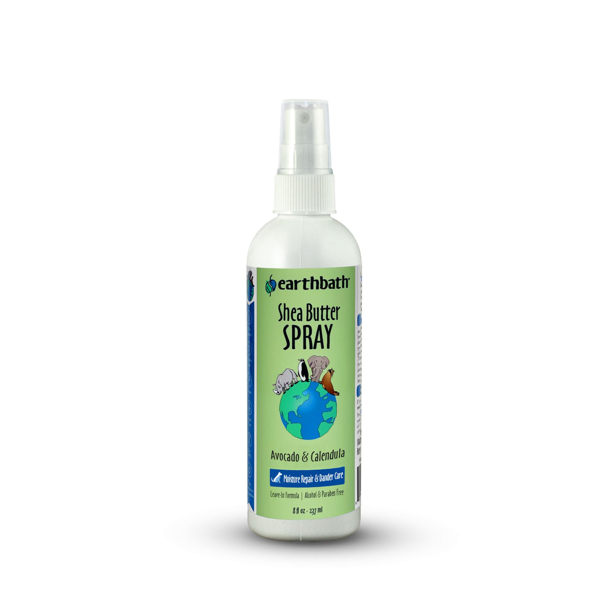 earthbath Shea Butter Spray, Dog Dandruff Relief, 8 Oz (1 Pack)