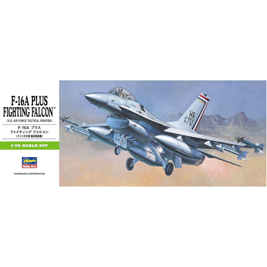 Buy now Hasegawa 1/72 F-16A Plus Fighting Falcon at indiglob india