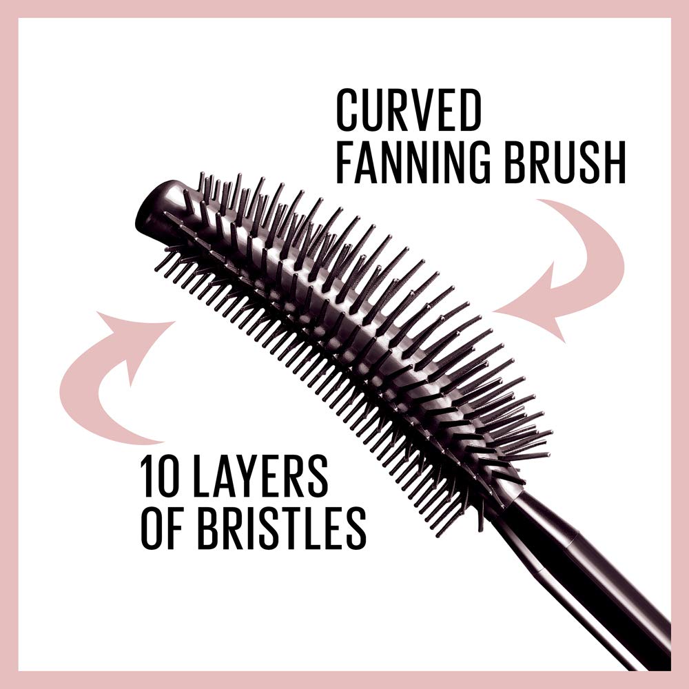 Buy now Maybelline Lash Sensational Washable Mascara, Lengthening and Volumizing for a Full Fan Effect, Blackest Black, 2 Count at indiglob india