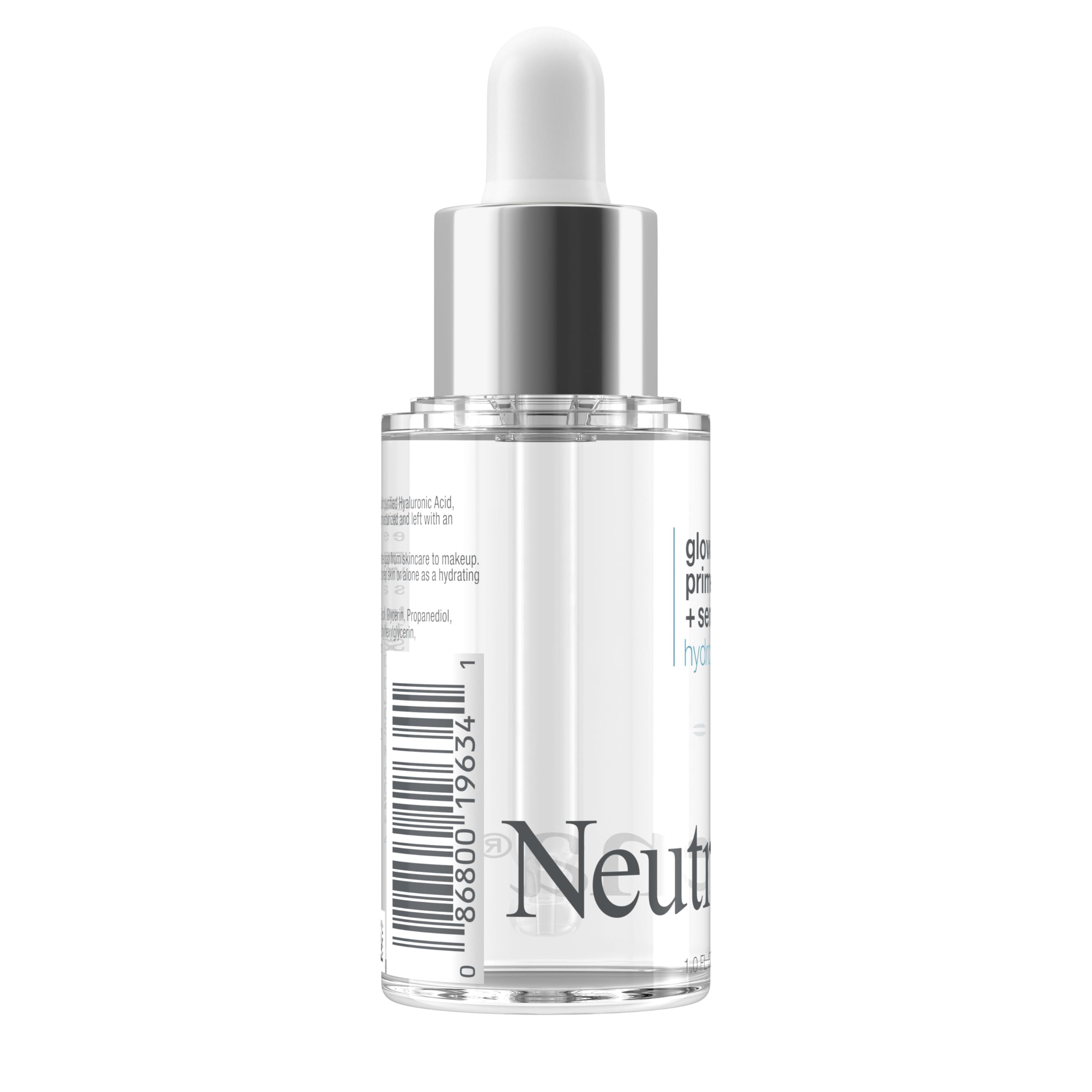 Buy now Neutrogena Hydro Boost Glow Booster Primer & Serum, Hydrating & Moisturizing Face Serum-to-Primer Hybrid, Infused with Purified Hyaluronic Acid & Designed to Instantly Hydrate, 1.0 fl. oz at indiglob india