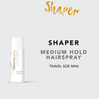 Sebastian Professional Shaper Hairspray, 50 VOC% | Flexible to Medium Hold | Brushable with Control | Packaging May Vary