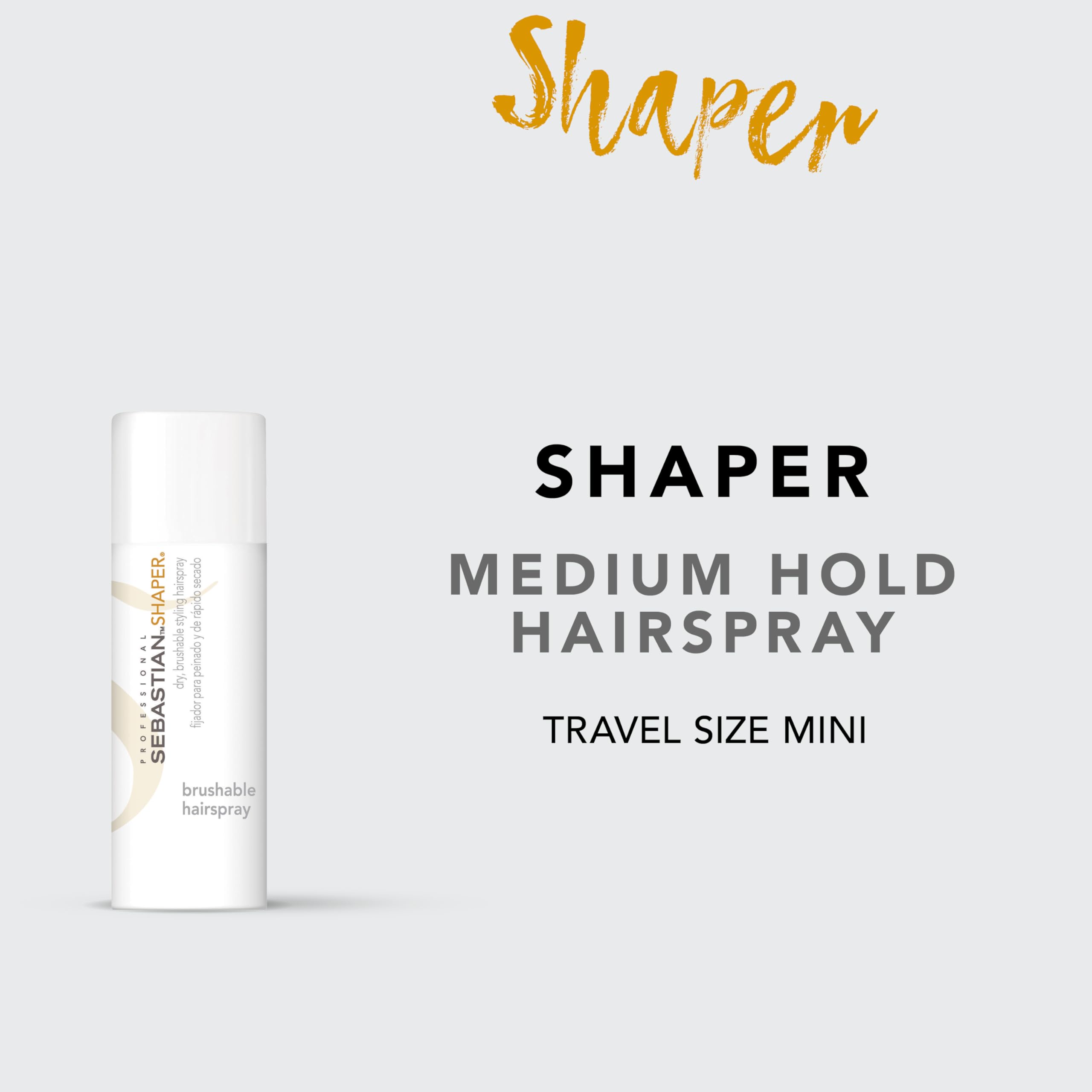 Sebastian Professional Shaper Hairspray, 50 VOC% | Flexible to Medium Hold | Brushable with Control | Packaging May Vary