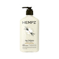 Hempz Age-Defy Body and Hand Lotion for Dry Skin, for Cracked & Crepey Skin, Quick Absorption Moisturizer, Large 17 oz | Pure Hemp Seed Oil for Dryness with Peptides & Caffeine, Ginseng, 48-Hour Hydration, Vegan & Cruelty-Free, Paraben-Free
