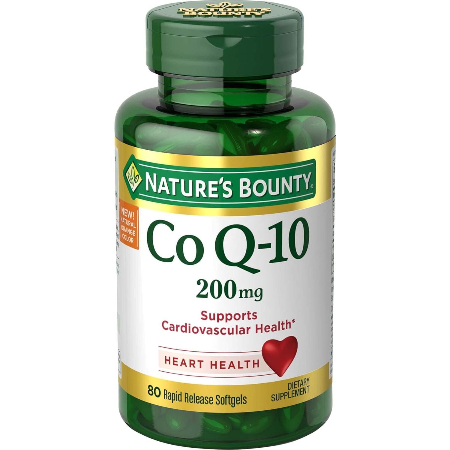 Buy now Nature's Bounty CoQ10, Heart Health and Healthy Aging, Dietary Supplement, 200mg, 45 Rapid Release Softgels 80 Count (Pack of 4) at indiglob india