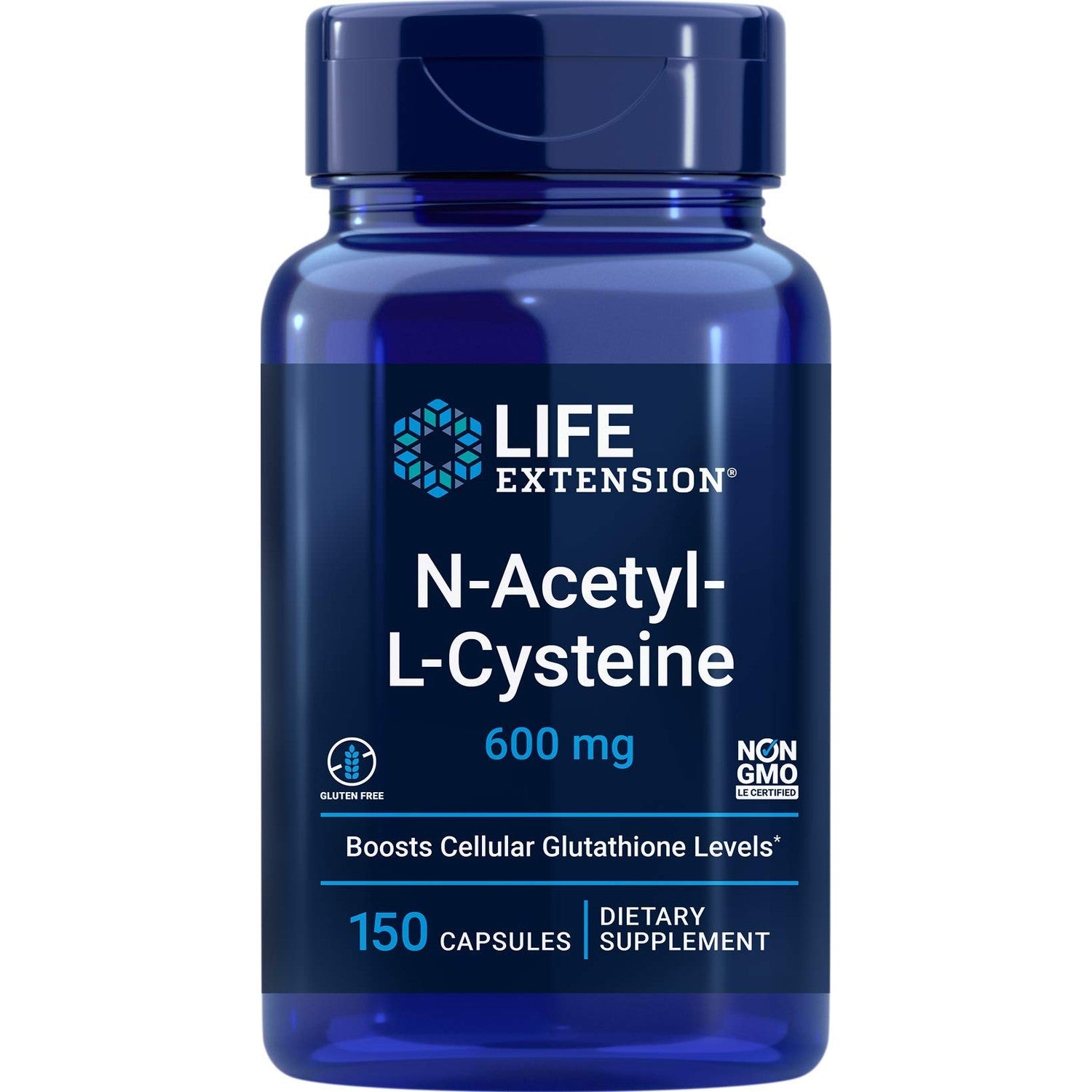 Life Extension N-Acetyl-L-Cysteine (NAC) 600mg, 150 Capsules