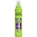 Garnier Fructis Curl Construct Creation Mousse, Curl Activator Provides Frizz Control, Long-Lasting Hold, and No Weigh-Down for Curly, Wavy, and Coily Hair, 6.8 oz (Packaging May Vary)