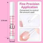 Buy now Makartt Super Strong Nail Glue for Press On Nails: Professional Acrylic Nails Nail Adhesive Bond Nail Tips Glue for Stick On Nails Long Lasting Nail Glue for Fake Nails Broken Nails Repair 10Pcs at indiglob india