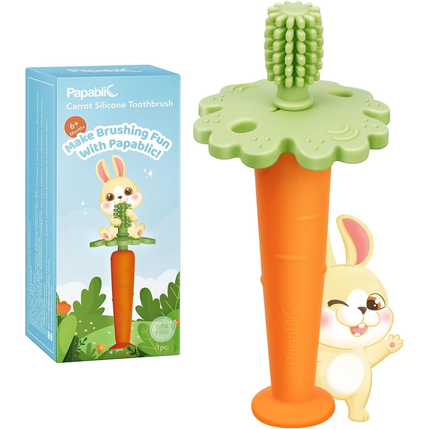 Buy now Papablic Baby Tongue Cleaner, Baby Oral Cleaner, Disposable Infant Mouth Cleaner Newborn, Upgrade Gum Cleaner with Paper Handle or Infants Ages 0-2 Years, 40 Pack 1 Count (Pack of 1) 1 at indiglob india