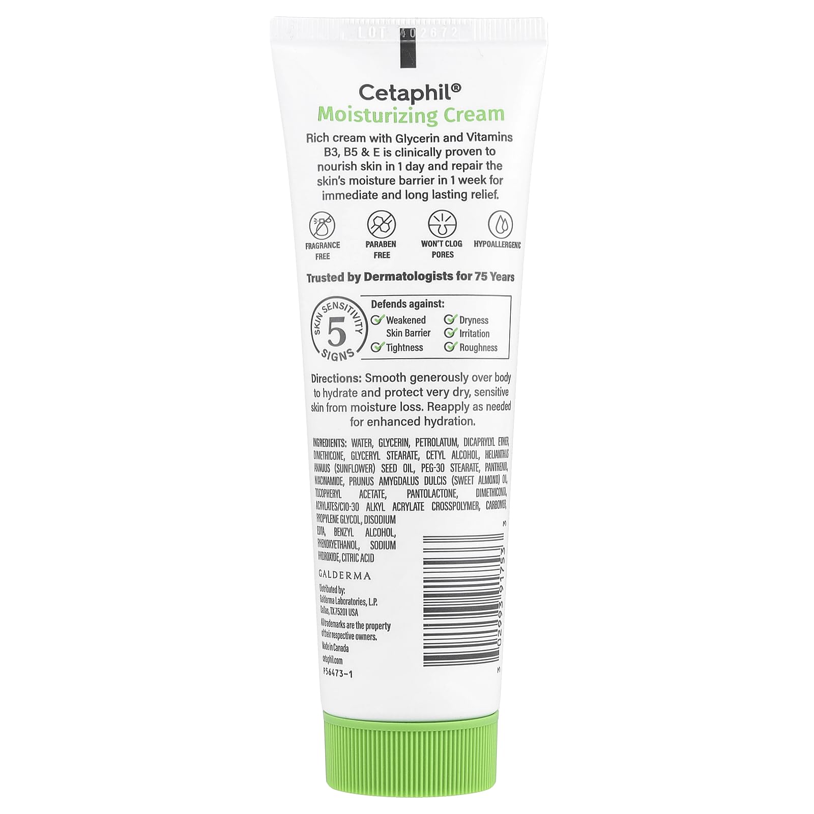 Buy now Cetaphil, Moisturizing Cream, Fragrance Free, 3 oz (85 g) at indiglob india